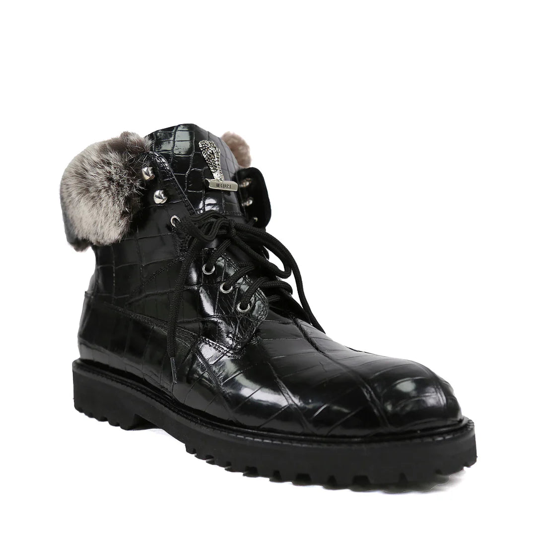 Mauri 3240/4 - Black / Grey Alligator