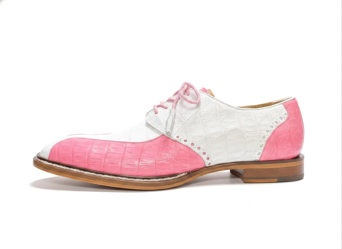 DOMENICO - WHITE/PINK SIZE 9