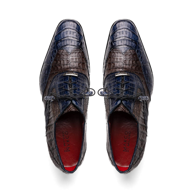 Luciano - Navy/Brown