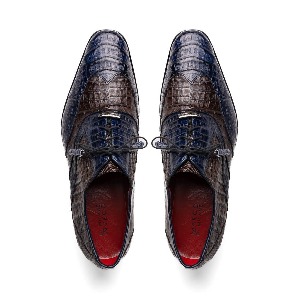 Luciano - Navy/Brown