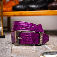 SILVIO CROCODILE PURPLE BELT