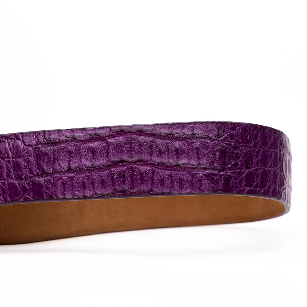 SILVIO CROCODILE PURPLE BELT