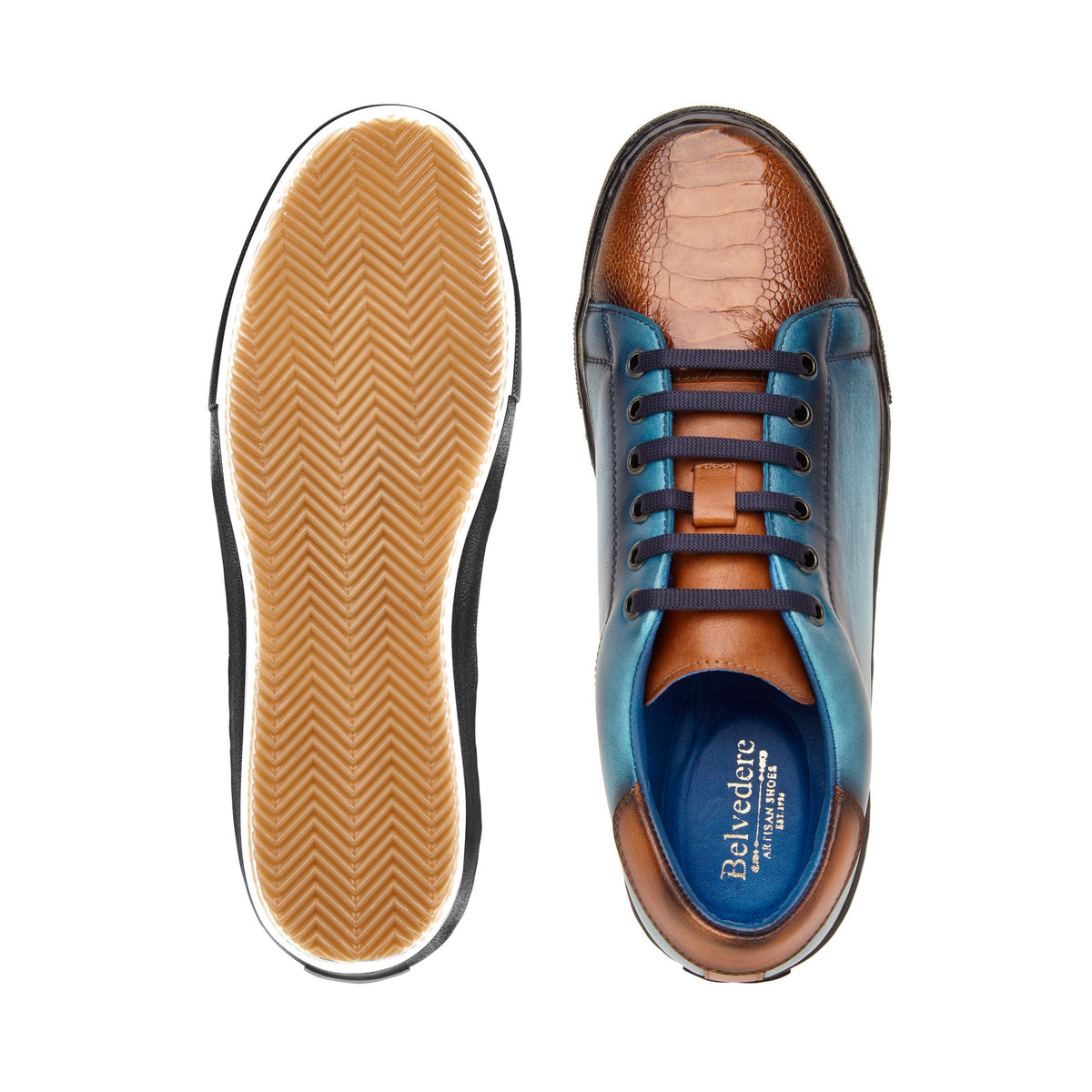 Stone - Brandy/Ocean Blue SIZE 9