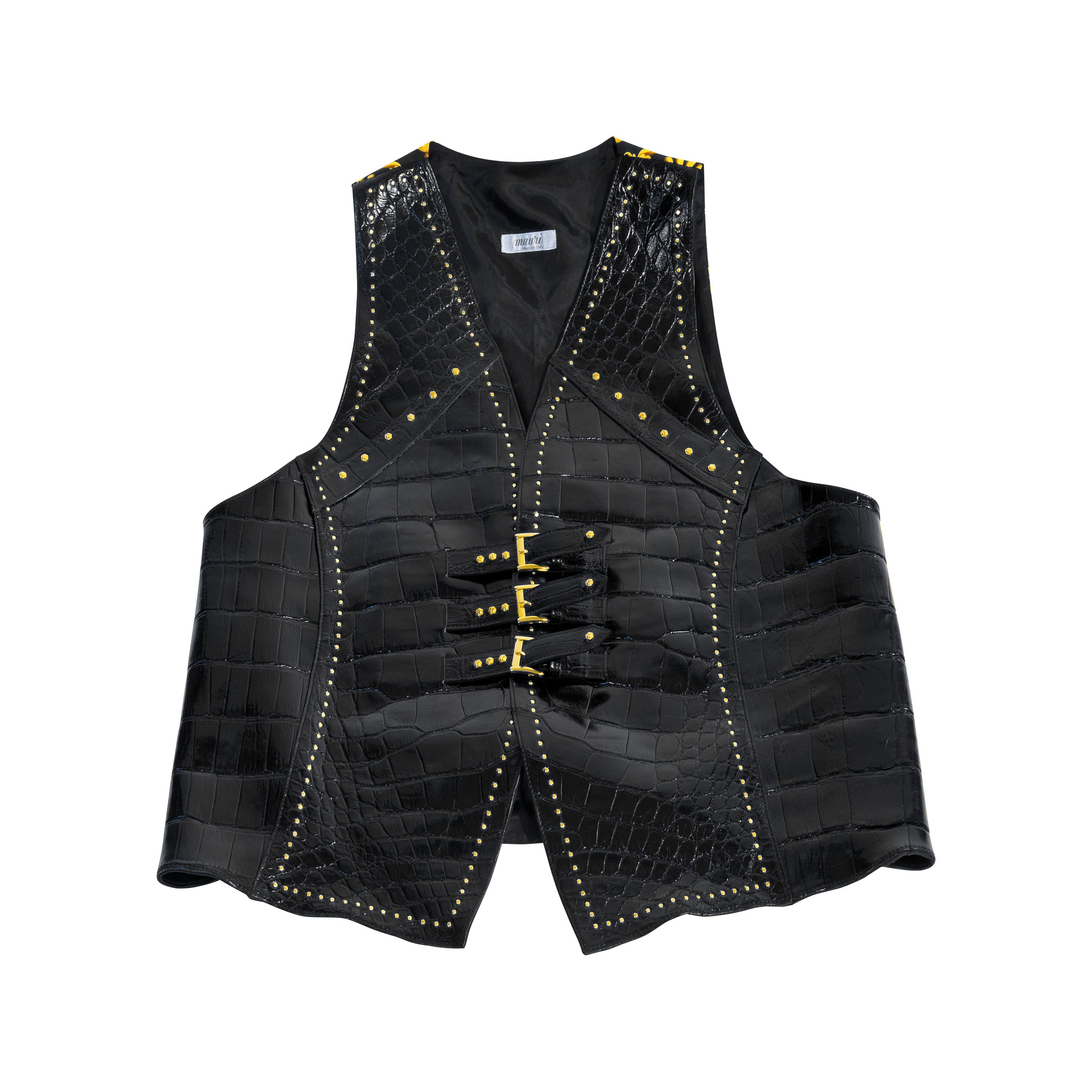 Alligator discount skin vest