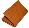 Ostrich Cognac Wallet #W01