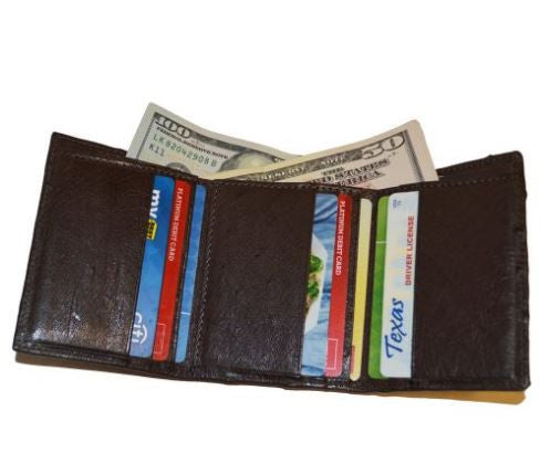 Ostrich Brown Wallet #W03
